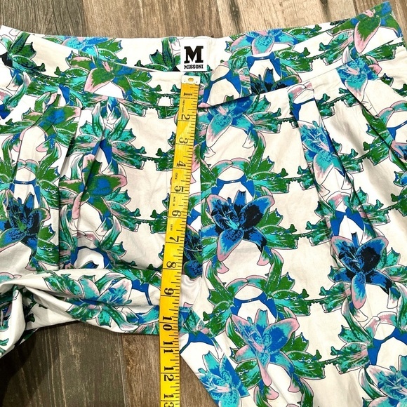 M Missoni Floral Cropped Trousers Pants Size 46/ US 14 - Picture 9 of 13
